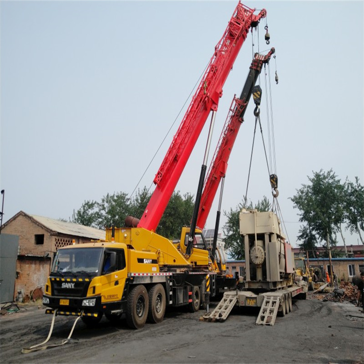 蓬莱镇附近大吊车出租|工地吊装设备租赁